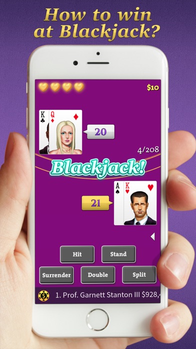Blackjack - Basic Strategy Screenshot