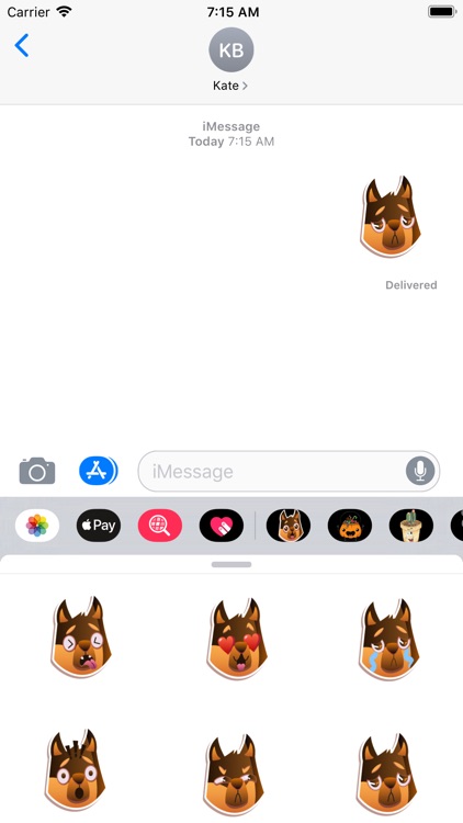 Duddy Dog Excited Sticker
