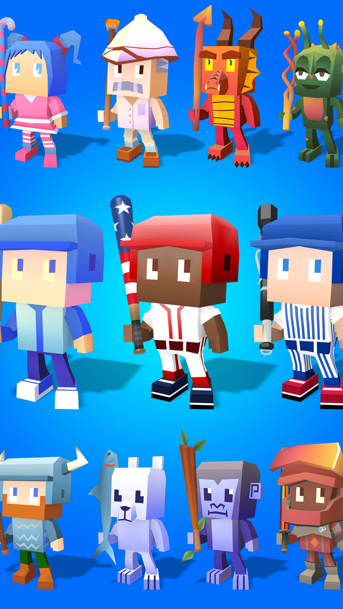 Blocky Baseball: Home Run Hero official gameplay screenshot 8