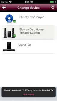 LG AV Remote iphone bilder 0