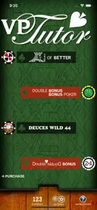 Video Poker Tutor screenshot #1 for iPhone