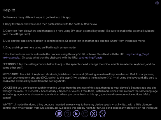 Say the Thing iPad screenshot 4 - Productivity app