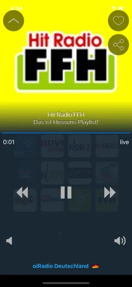 Game screenshot oiRadio Deutschland-Live radio apk