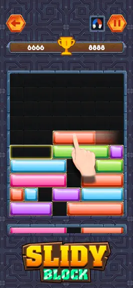 Game screenshot Slide Block : Jewel Dropdom mod apk