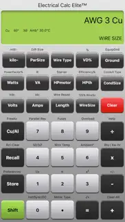 electrical calc elite iphone screenshot 1