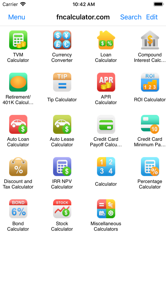 EZ Financial Calculators App for iPhone - Free Download EZ Financial  Calculators for iPad & iPhone at AppPure