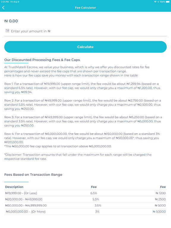 Screenshot #5 pour TrustMate® Escrow