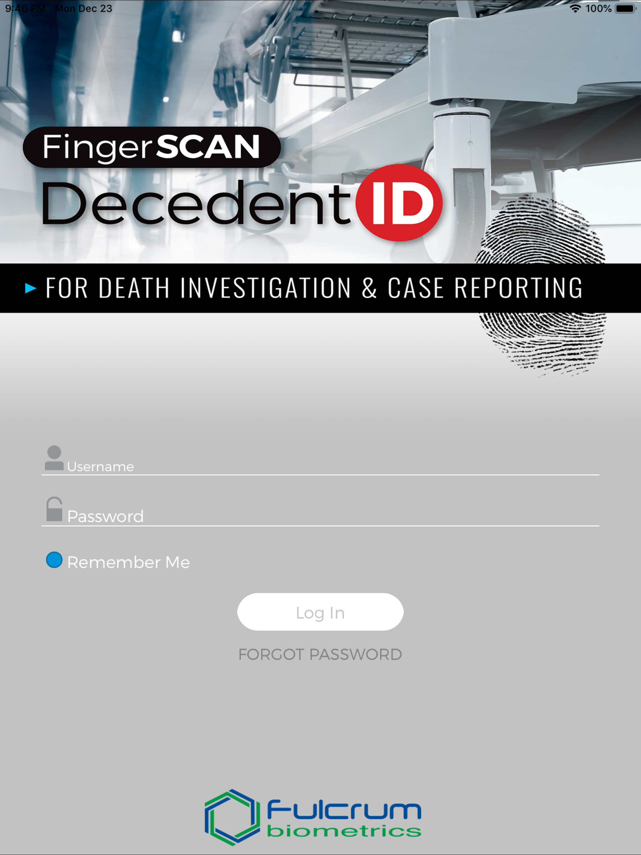 FingerSCAN DecedentID