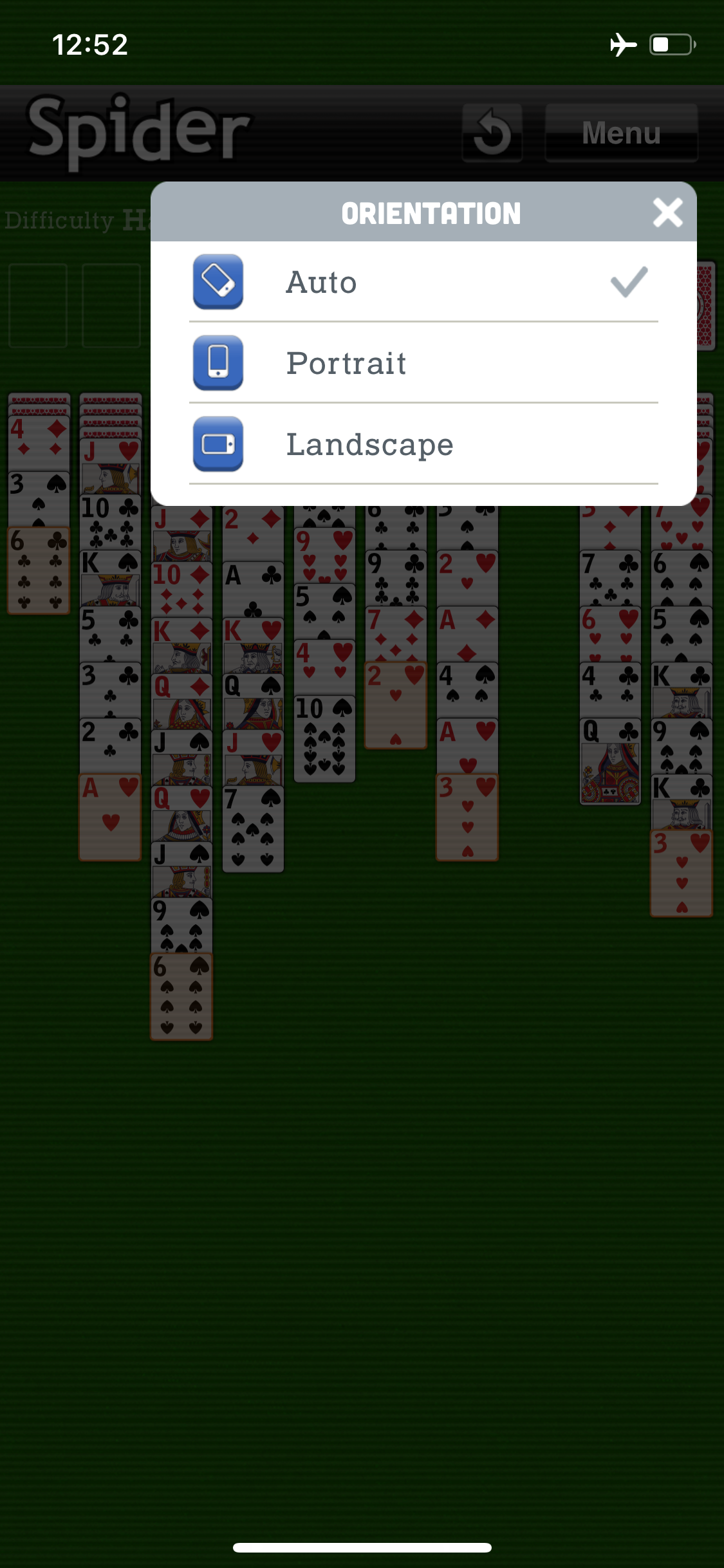 Spider Solitaire - Card Game