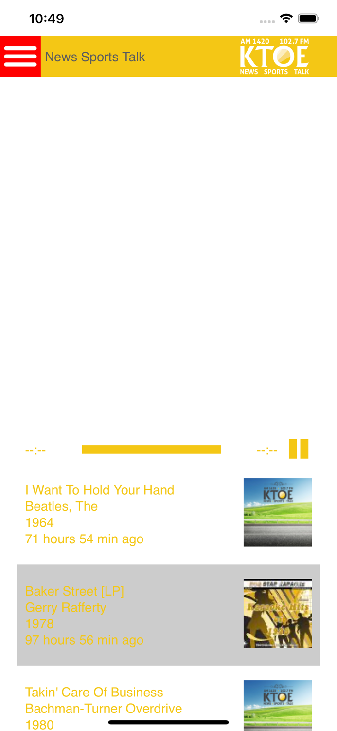 KTOE 1420 AM 102.7 FM