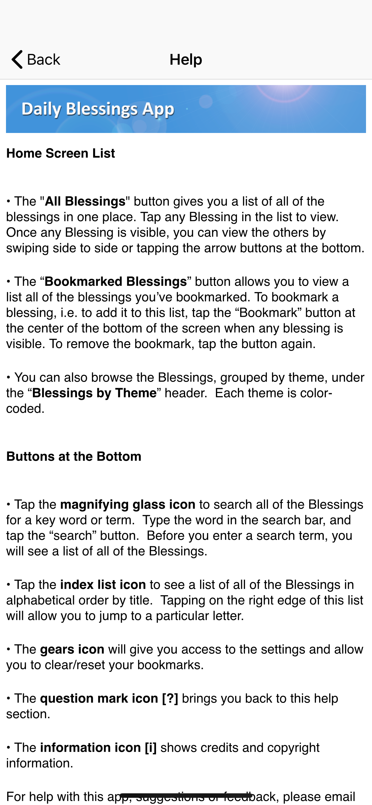Daily Blessings (CCAR) screenshot 5