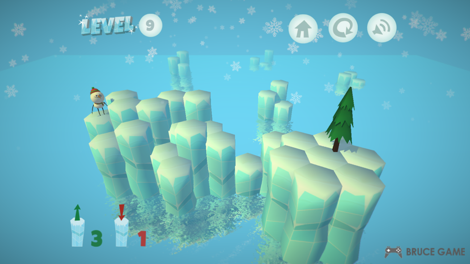 #2. Puzzle Snowman (iOS) By: 海龙 王