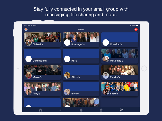 The Church At Bushland iPad screenshot 2 - Lifestyle app