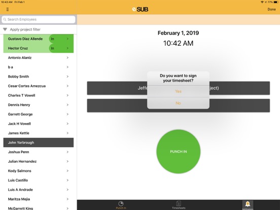 eSUB Kiosk iPad screenshot 4 - Business app