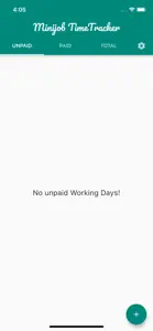 Minijob TimeTracker screenshot #1 for iPhone