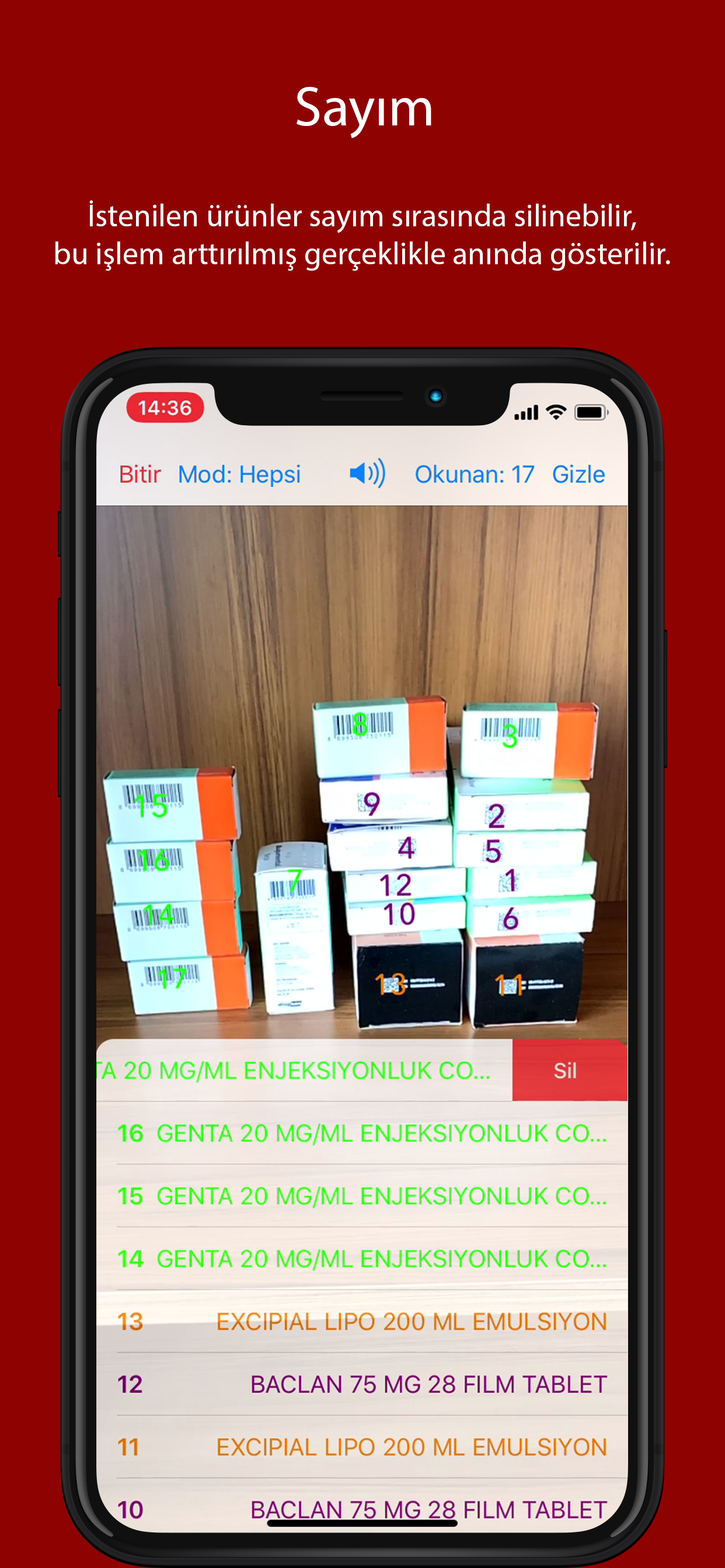 Eczanem Stok Sayım