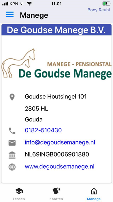 De Ruiter app Screenshot