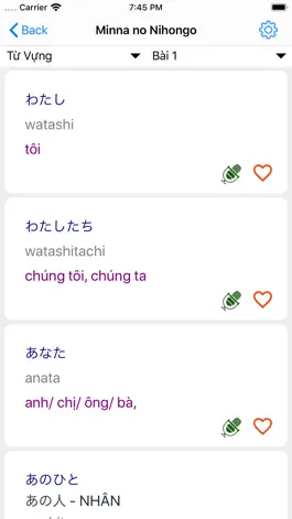 Game screenshot Học tiếng Nhật Vnjpclub apk