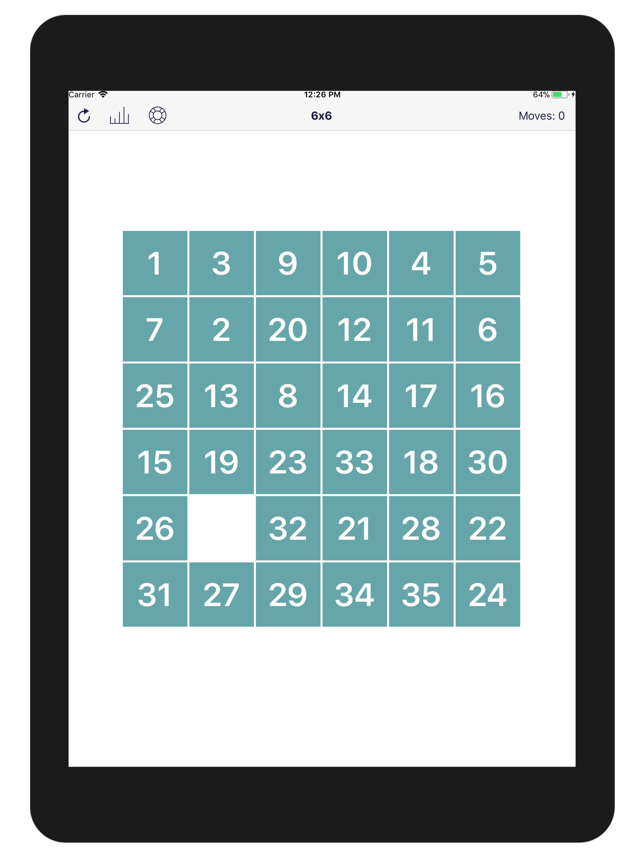 ‎Sliding Puzzle - Board Game Screenshot