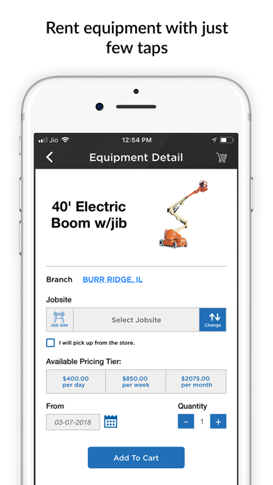 Equipment Depot - Rentals Screenshot
