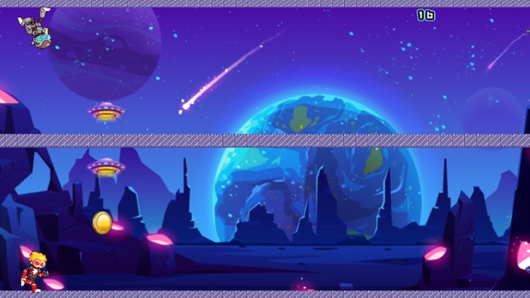 Space Adventure-Double Lane screenshot-4