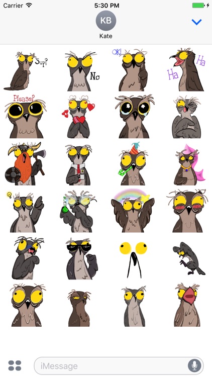 Potoo Bird Sticker Pack