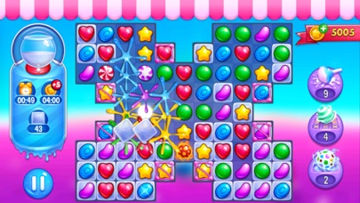 Jewel World PRO Candy Edition : Mash and Crush the Sweet Bean to Progress in this Match3 Adventure screenshot 1