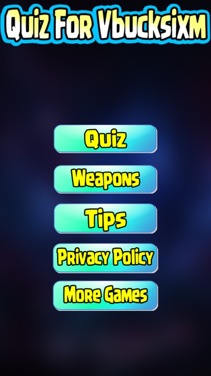 Quiz For V bucks