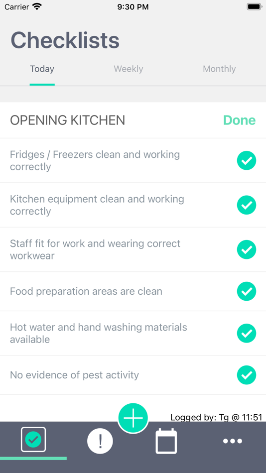 #1. HUBL-APP (iOS) By: complete food safety limited