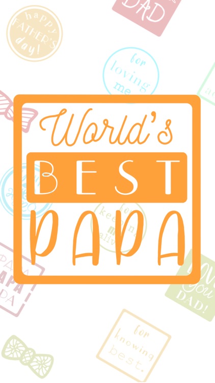 Papa Day Stickers