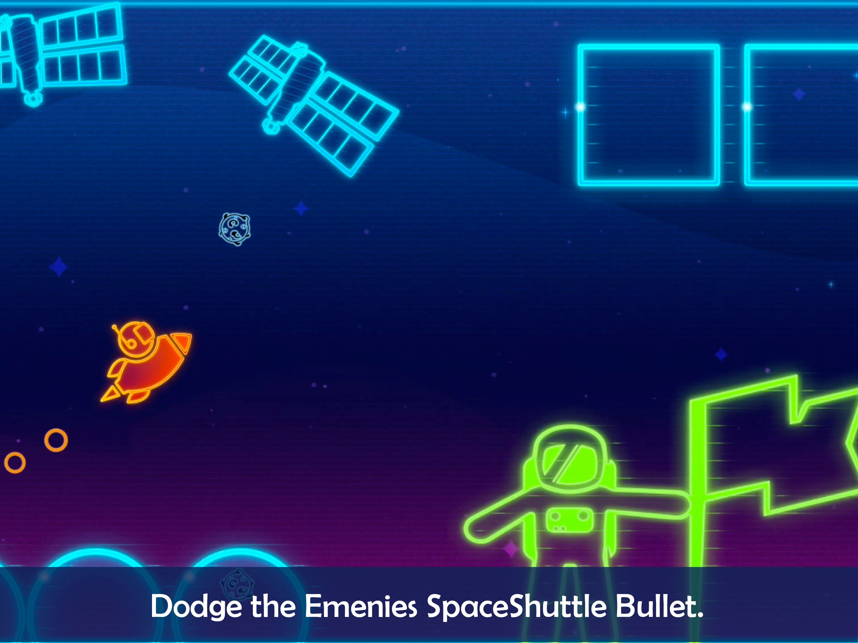 Take Me To Mars -glow stickman screenshot 8