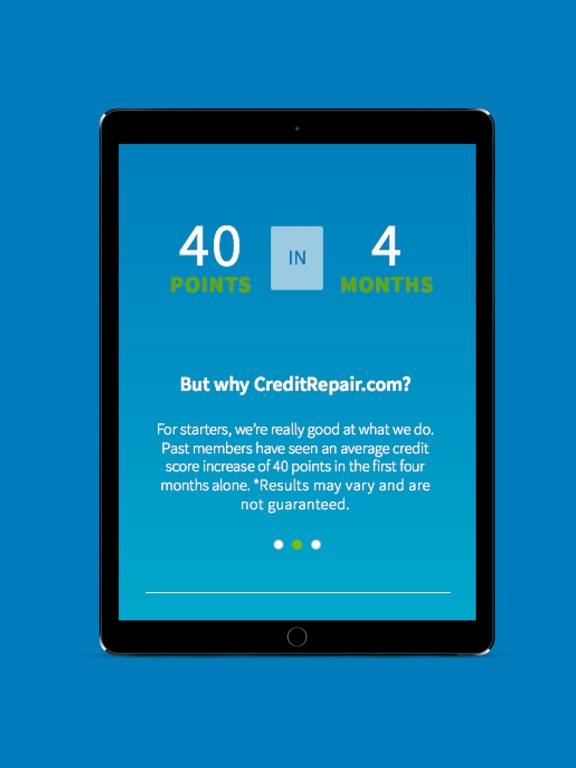 CreditRepair iPad screenshot 4 - Finance app
