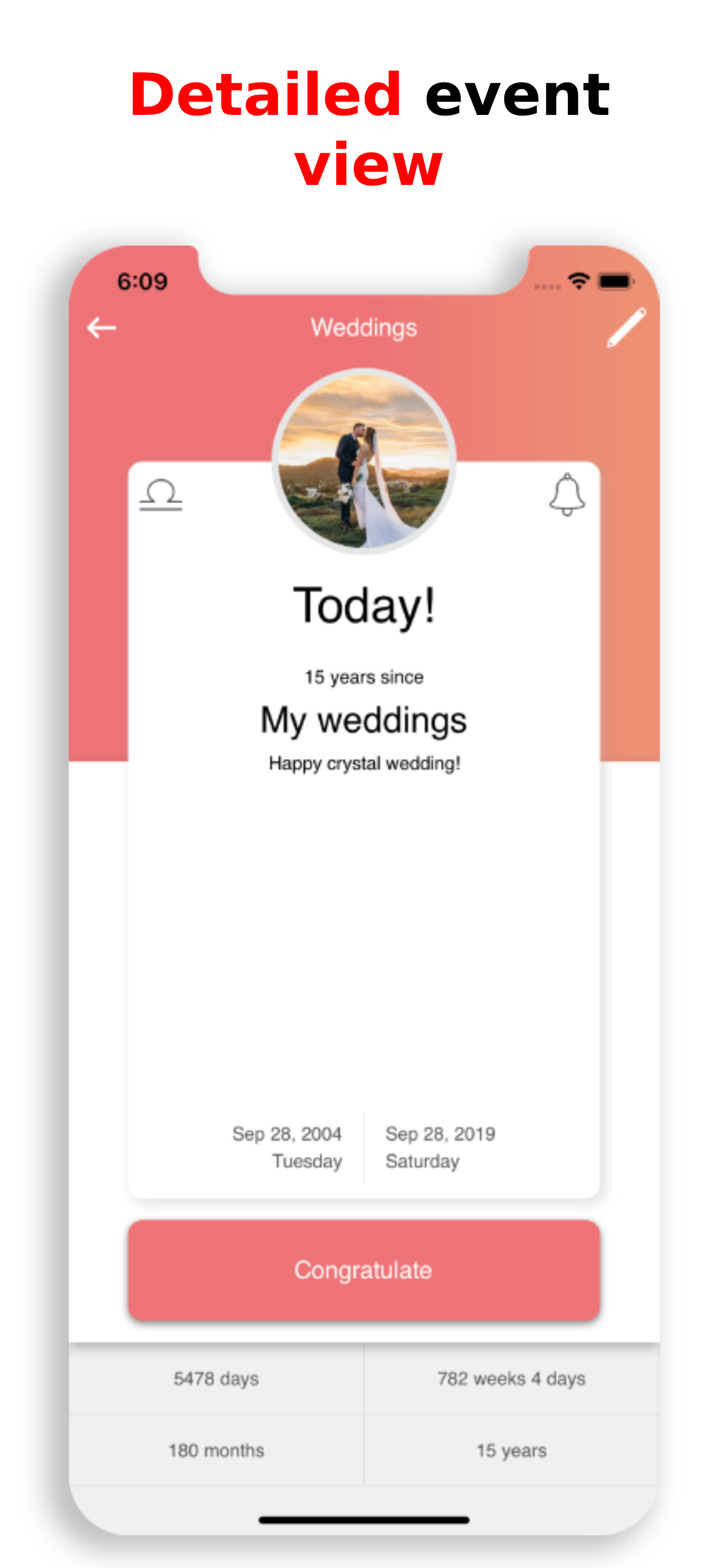Datesbook @ all life events screenshot 3