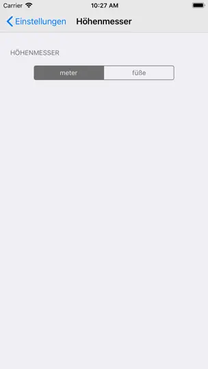 Screenshot von Wetterwarte auf dem iPhone 10