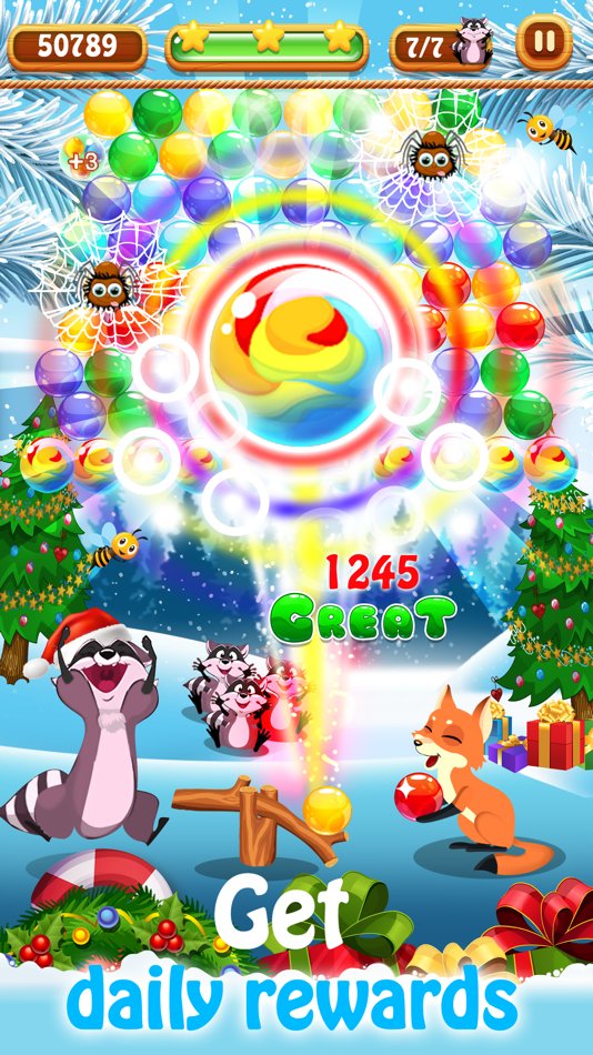 #5. Bubble Shooter - Pop Bubble (iOS) By: IBEAN COMPANY LIMITED
