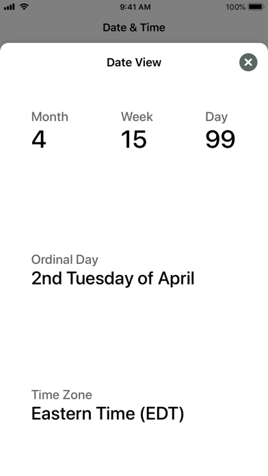 Date & Time Widget Screenshot