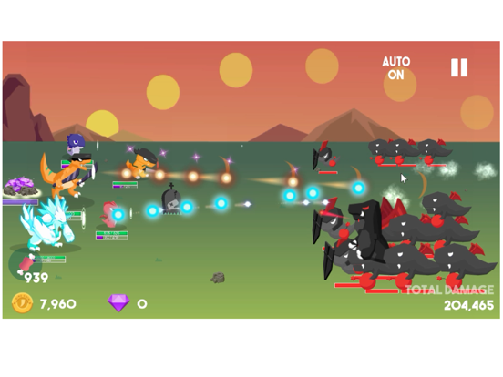 TapTapDino : Idle&Clicker RPG iPad screenshot 6 - Games app