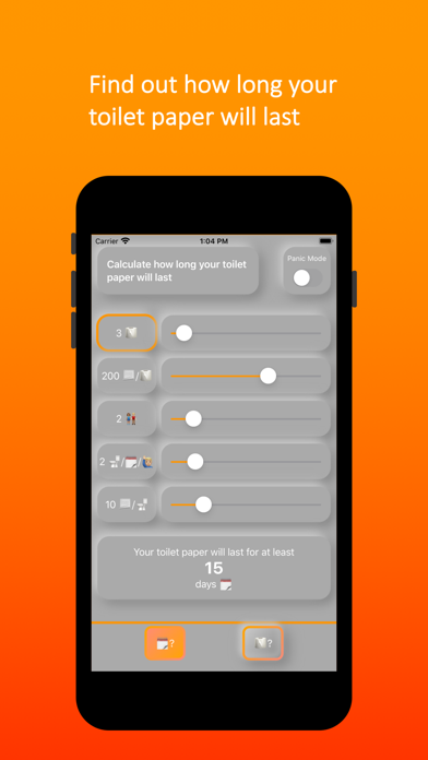 Screenshot #1 pour Toilet Paper Calculation