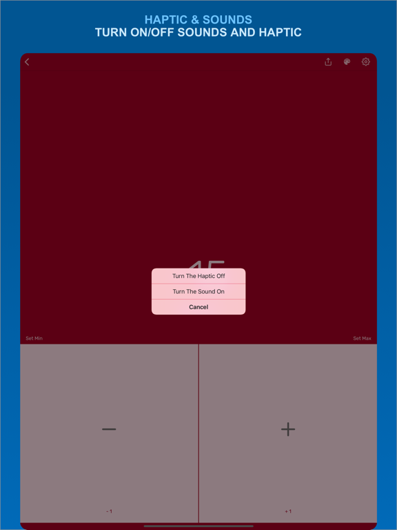Tally Counter - Tap Tool iPad screenshot 6 - Utilities app