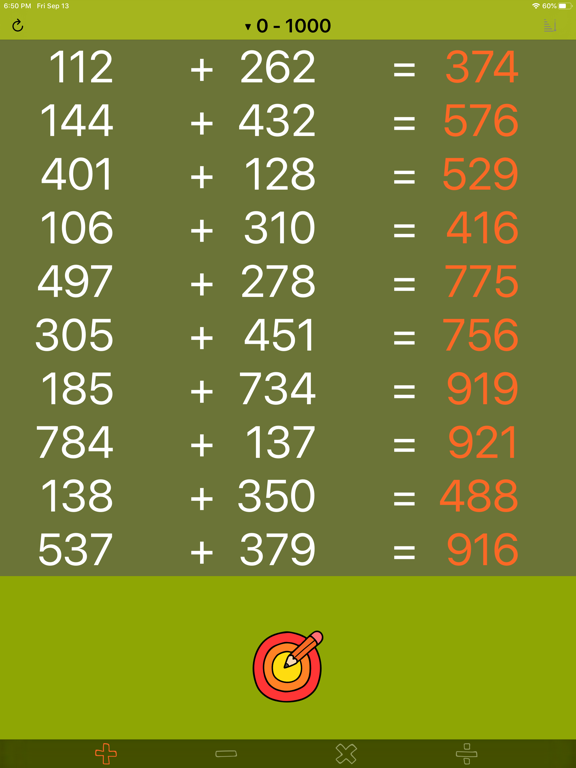Screenshot #5 for FlinkMath