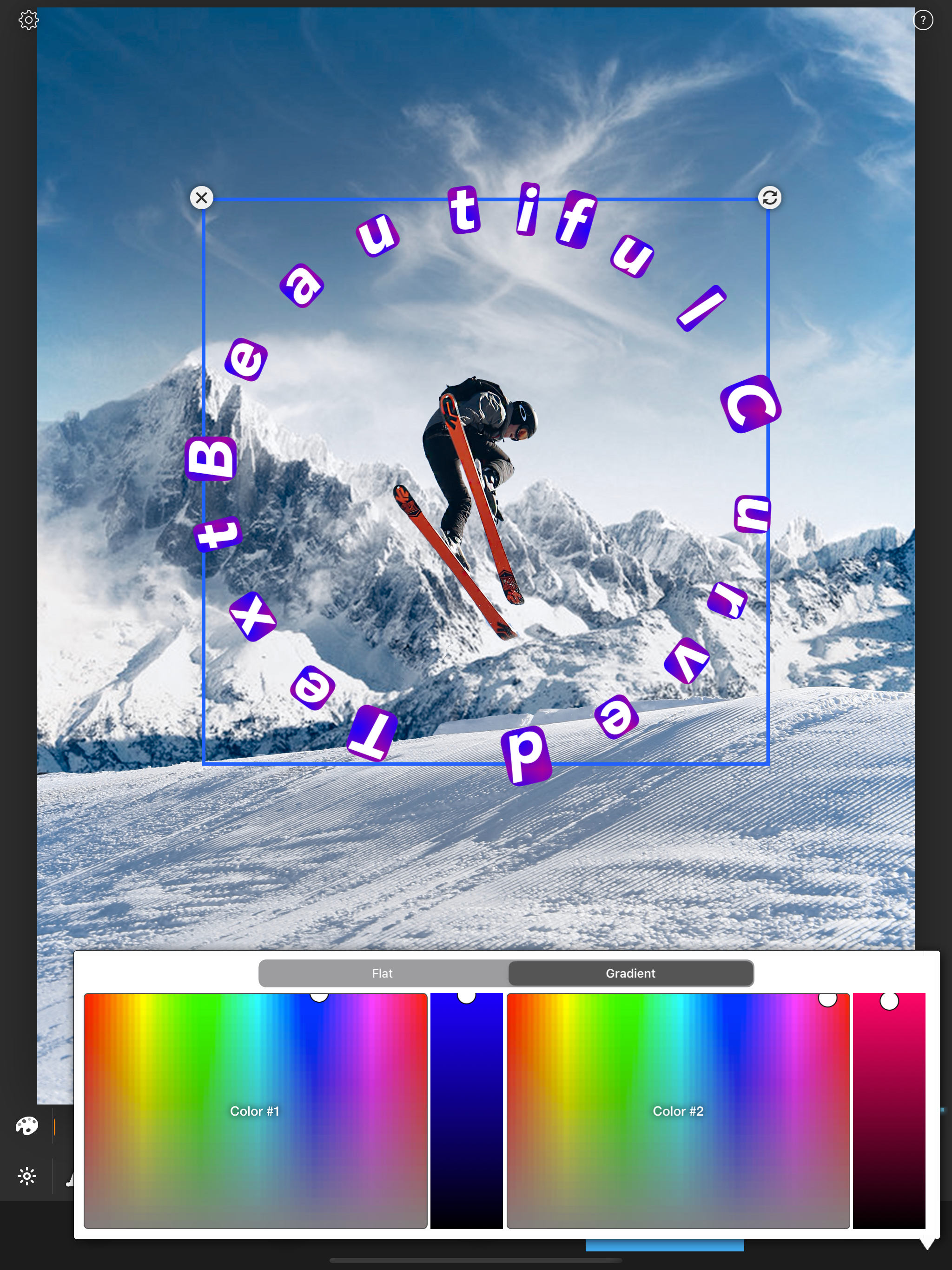 Curved Text