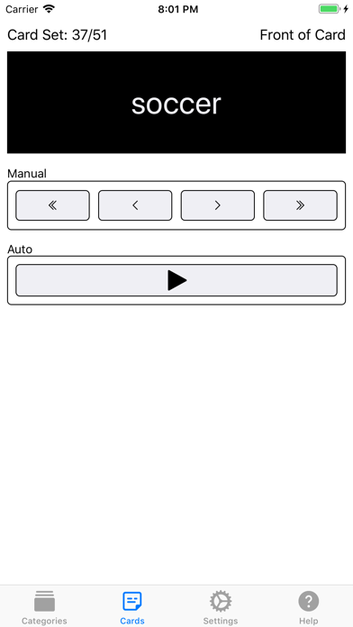 Just Flashcards - Spanish screenshot 2