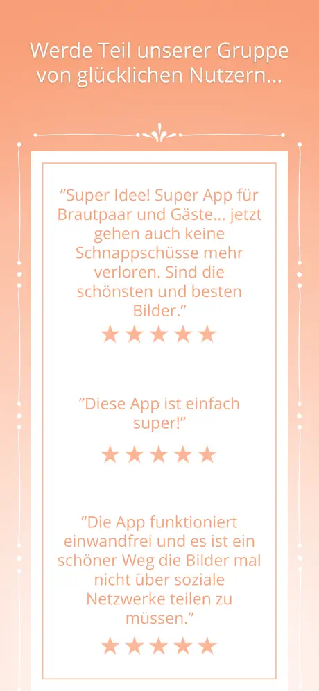 Die Hochzeit Foto-App - Wedbox