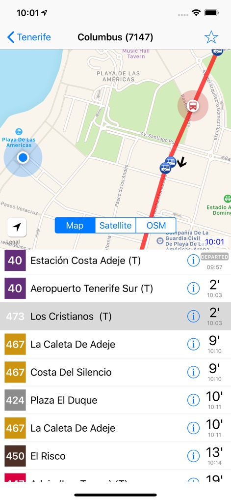 Teneriffa Bus App