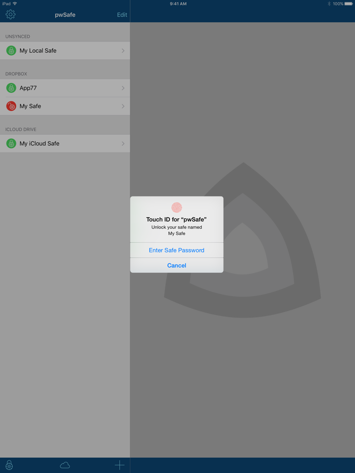 pwSafe 2 - Password Safe