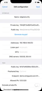 WireGuard screenshot #3 for iPhone