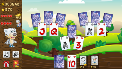 Tiger Solitaire, fun card game Screenshot