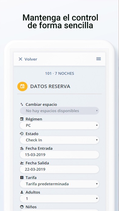 Avirato Gestión Hotelera Screenshot