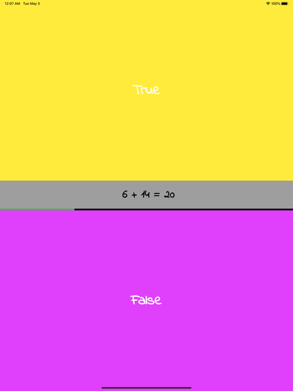 Screenshot #6 pour Math True/False Quiz