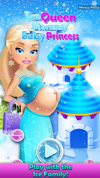 Screenshot #1 pour Ice Queen Mommy Baby Princess